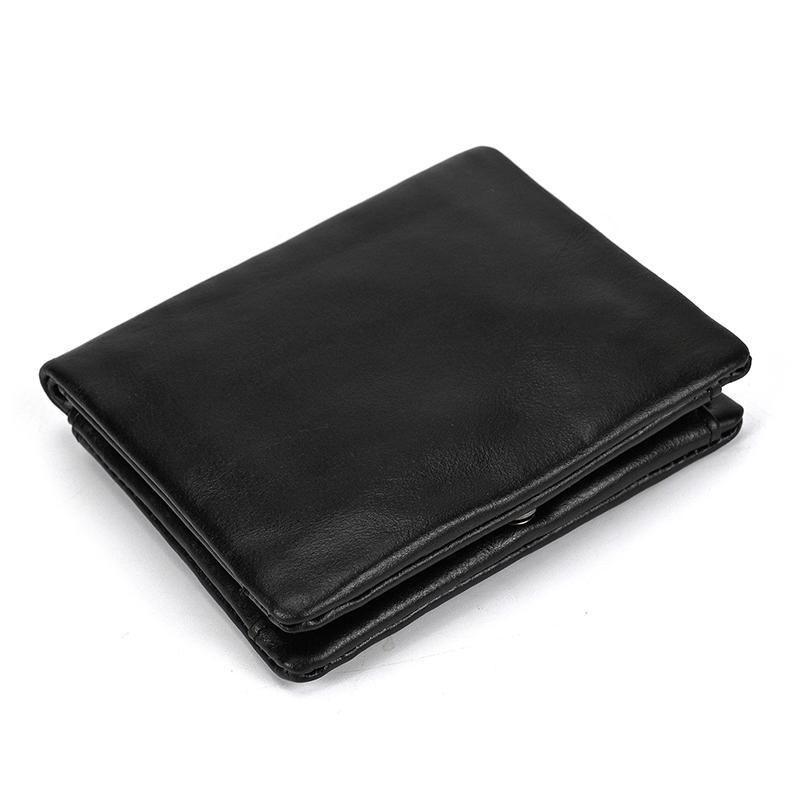 Fashion Cow Leather Men's Wallet Genuine Leather Zipper Wallets Short Purse Men Male Leather Clutch Purse Dropshipping Men