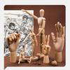 5.5/8/12/16inch Wooden Hand Body Draw Action Toys Figures Drawing Sketch Mannequin Movable Home Decor Artist Models Jointed Doll