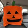 Capas para encosto de cabeça de carro de Halloween 12 peças Capa para encosto de cabeça de carro com rosto de fantasma de abóbora Protetor de encosto de cabeça fofo de Halloween Assento de carro de Halloween