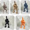 Middle Christmas Finger Originality Model Garnish Office Ornament Toys Prank