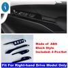 Car Window Lift / Steering Wheel / Dashboard AC Air Outlet Vent Decor Cover Trim Accessories For Suzuki Swift ZC / ZD 2024 2025