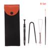 1Set Keyboard Cleaning Tool Kit Metal Keycap Puller Stem Holder Switch Puller Lubrication Pen Lube Brush W/Storage Bag