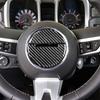For Chevrolet Camaro 2010-2011 Carbon Fiber Interior Steering Wheel Cover Trim