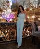 Stylish European & American Feather Strapless Jumpsuit