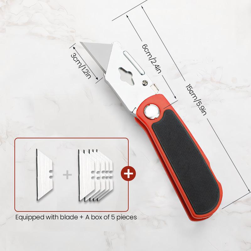 

Нож AIRAJ Utility Knife Retractable Sharp Cut Heavy Duty Steel Break 18 мм Blade Paper Cut Нож электрика