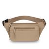 Multifunctional Mobile Phone Waist Bag Lightweight Chest Bag Solid Color Outdoor Commuter Crossbody Shoulder Bag