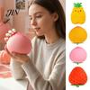 Anxiety Relief Ball Fake Fruit Stress Toy, Peach Pineapple Strawberry Squeeze Shaped Giant Sensory Fidget Toy for Home Office School Portable Reliever