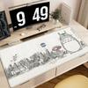 Anime Kawaii Tischmatte Mauspads Büro HD-Druck TTotoros Große Schreibtischmatte Rutschfeste Tastaturmatten PC-Schrank Süßer Teppich Mauspads