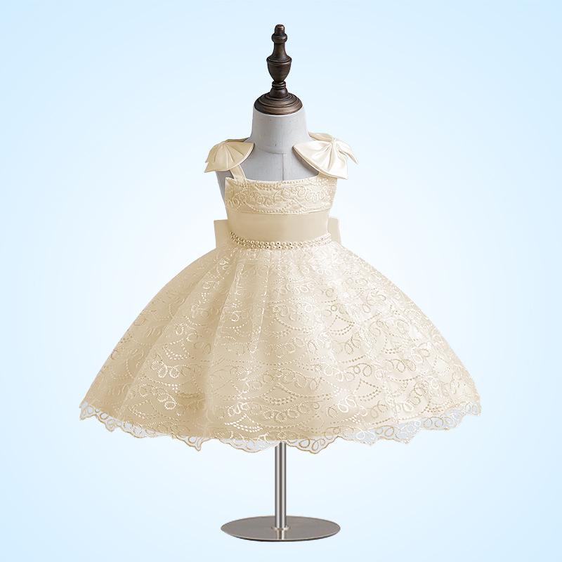 Princess Bow Baby Dress for Birthday, Wedding, or Evening - One Year Old