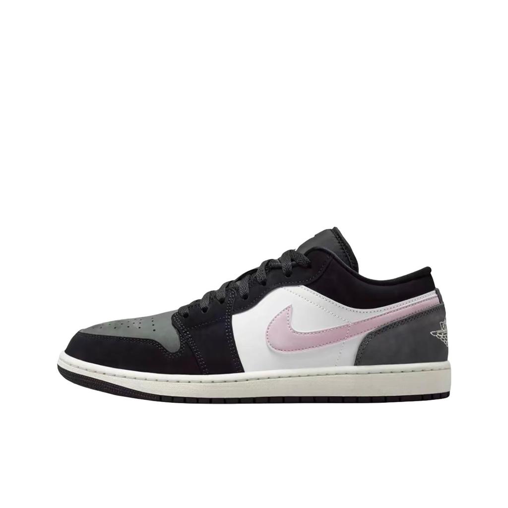 Jordan Air Jordan 1 Low Top Vintage Basketball Shoes Unisex Black Purple II3788-003(Team59-)