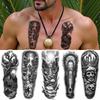 3pcs Temporary Tattoo Waterfall Tattoo Realistic Temporary Tattoos Moon Tattoo Tree Tattoo For Thighs Women Arms