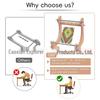 Wooden Adjustable DIY Beading & Weaving Tool - Vertical Desktop Machine