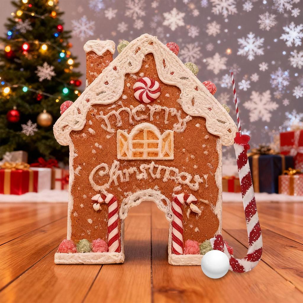Christmas Golf Games Christmas Toys Portable Gingerbread Holiday Miniature Indoor Golf Set For Kids Adults Family Living Room