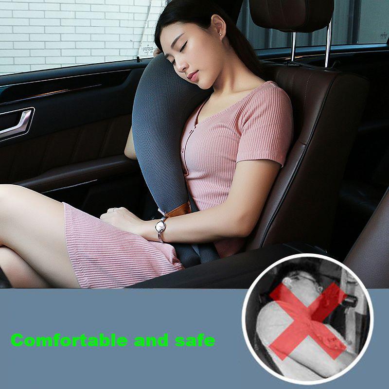 

Супер мягкий подголовник, наплечник в автомобиле, универсальный ремень безопасности, подушка для сна для детей и взрослых, подушка для автокресла, дорожная подушка