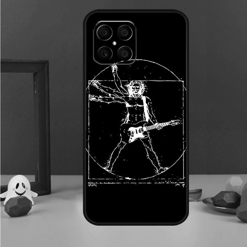 Rock Roll Skull Case For Honor Magic 5 6 7 Lite Honor 200 Pro 50 70 90 Lite X9b X9a X8b X8a X8 X9 X9c Cover