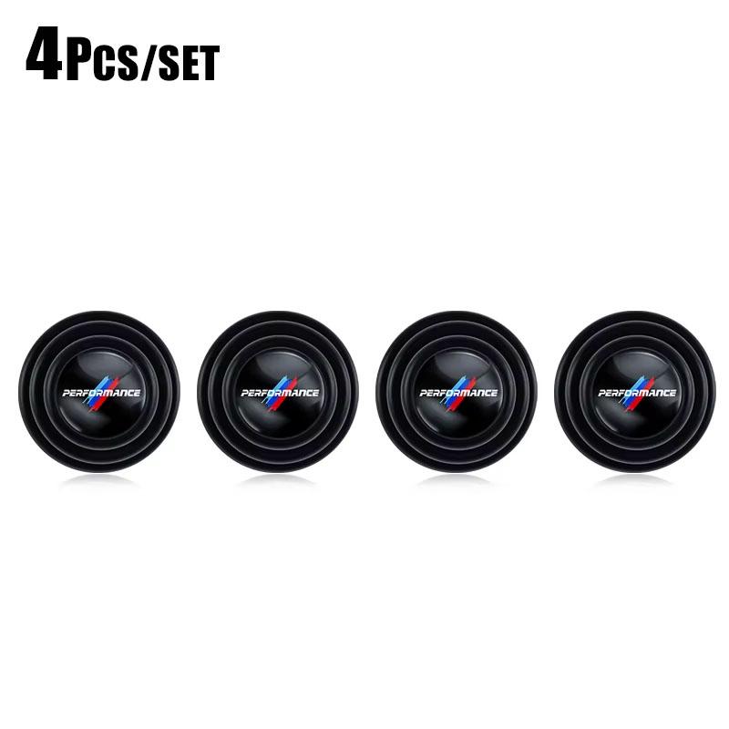 Vbjly8 4/8/12Pcs Soundproof Silicone Pad Car Styling Door Crash Pad For BMW M E46 E90 E60 F30 F10 E39 E36 F20 G30 G20 E87/Car TireValve Jo55