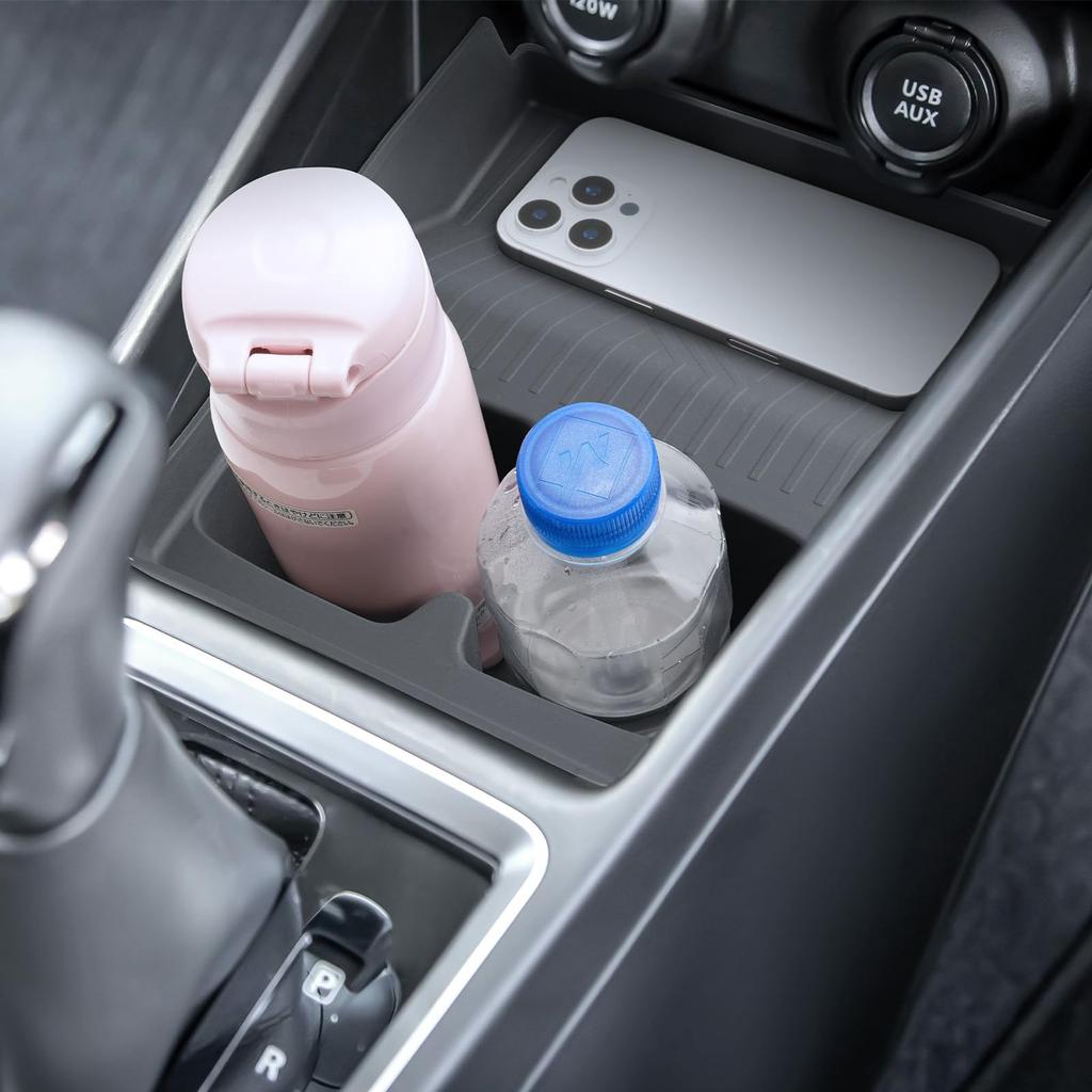 Coleya Suzuki Swift Sport ZC33S Dedicated Drink Holder Cover Center Console Storage Box Easy Installation Silicone Material Car Accessory (2017~) - -