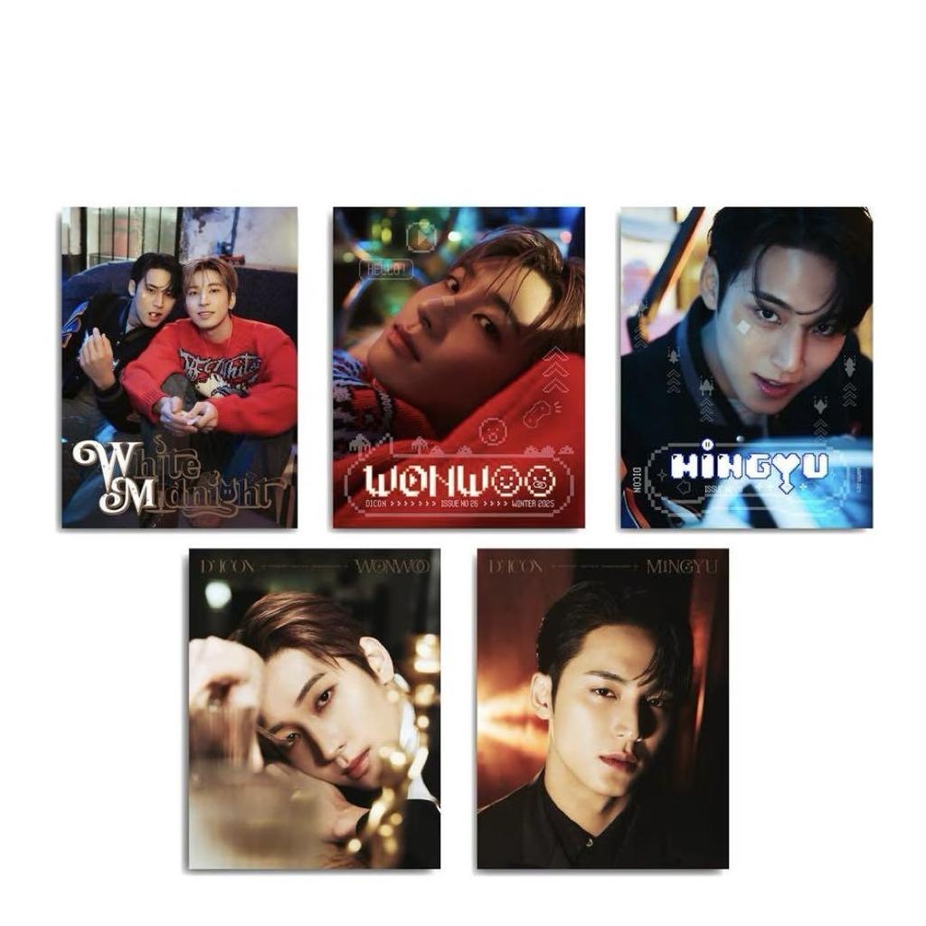 [USED] SEVENTEEN Wonwoo Mingyu Minnie Magazine DICON Photobook