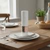 Adjustable Burr Electric Pepper Salt Grinder 2 In 1 Kitchen Spice Grinding Bottle  Cooking