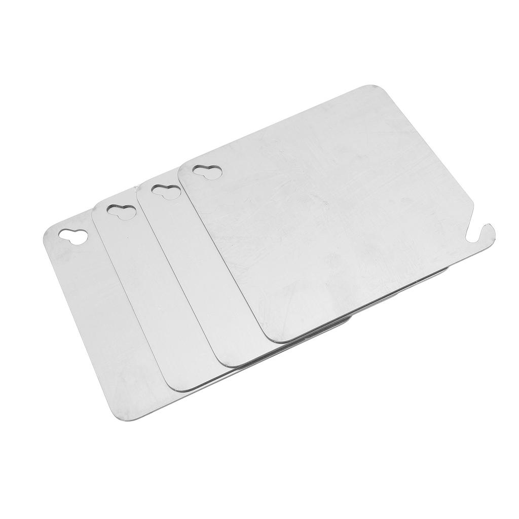 4PCS Metal Electrical Box Cover Plates 4 Inch Galvanized Iron Electric Junction Box Panel Cover for