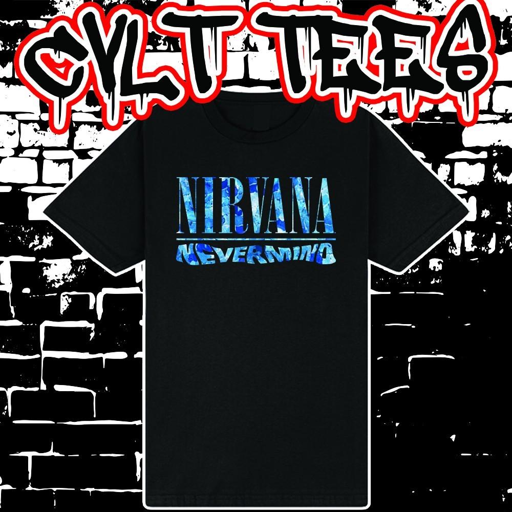 Футболка Nirvana Nevermind LOGO 100% Хлопок Унисекс XL