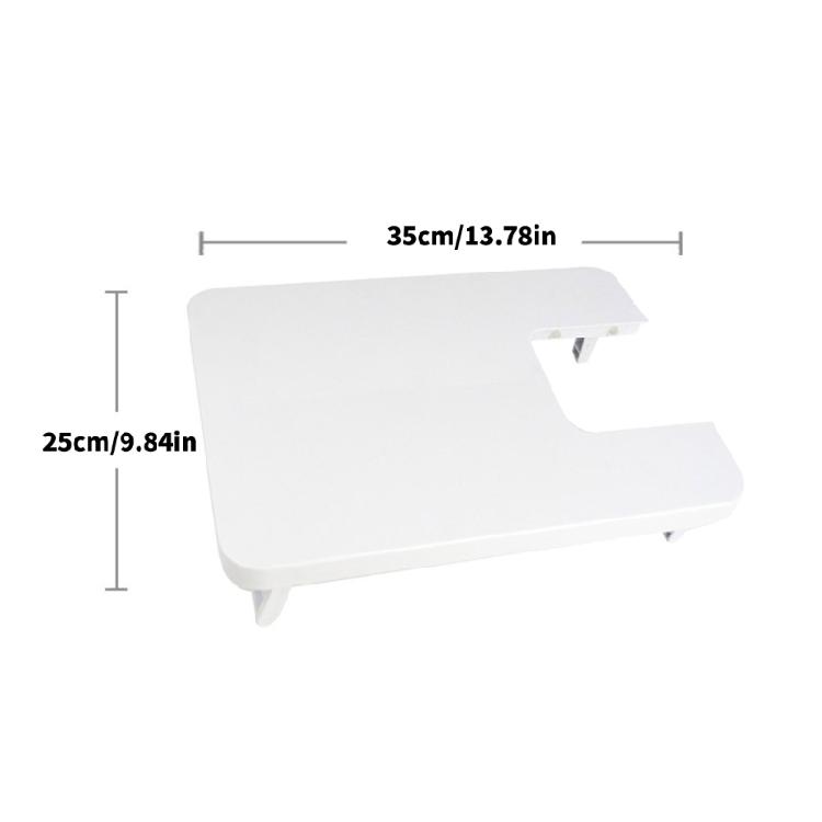 Extension Table for Sewing Machine ABS Construction Sturdy Support Effortlessly Installation Space Saving