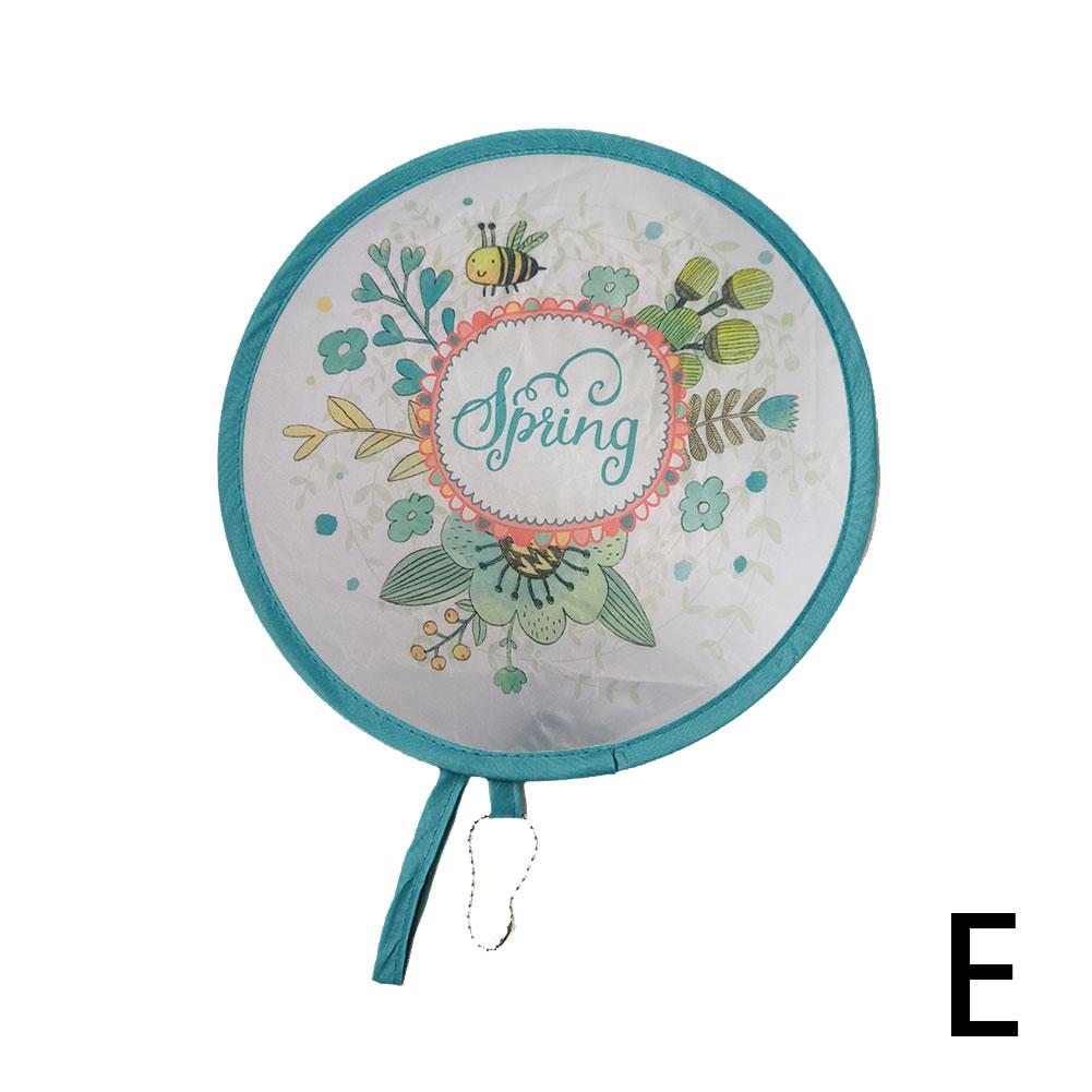 Lightweight Folding Fan Handheld Mini Fan Portable Cartoon Fun Designs Round Fan Small Foldable Fan Summer Cooling Travel Gift