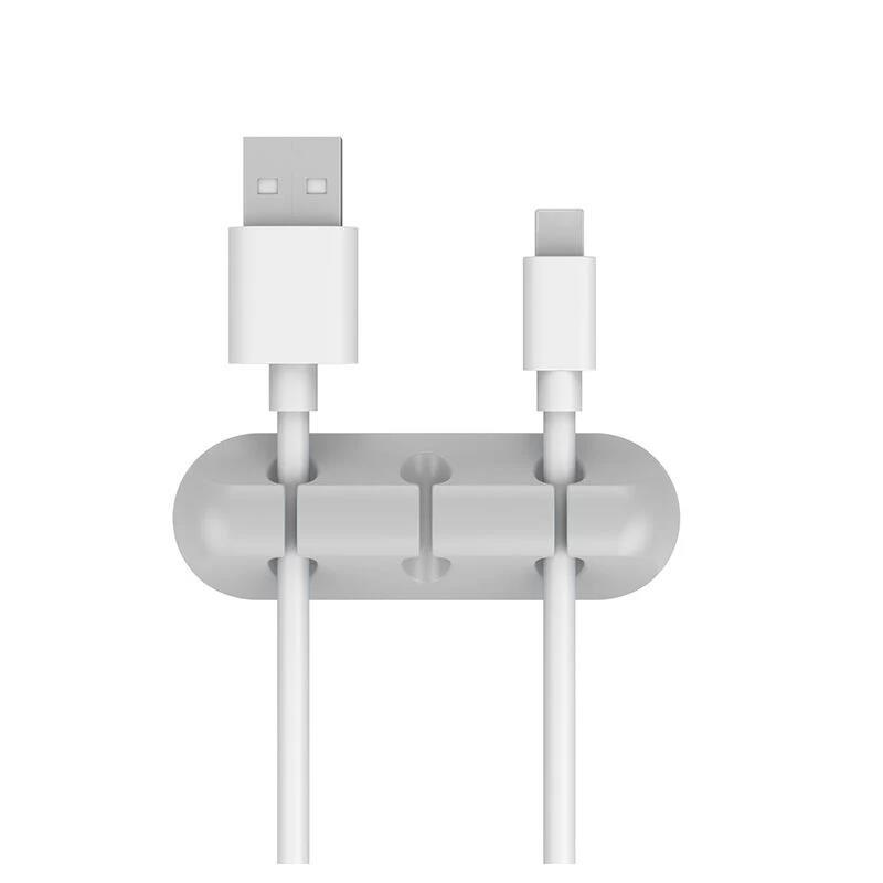 Mouse Wire Organizer Management Wire Holder Flexible USB Cable Winder Tidy Silicone Clips For Mouse Keyboard Earphones Protector