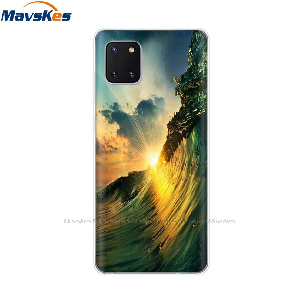 TPU Case for Samsung Galaxy Note 10 Lite Cases Silicon Cute Cat Phone Coque for Samsung Note10 Lite Plus SM-N770F/DS Cover Mask
