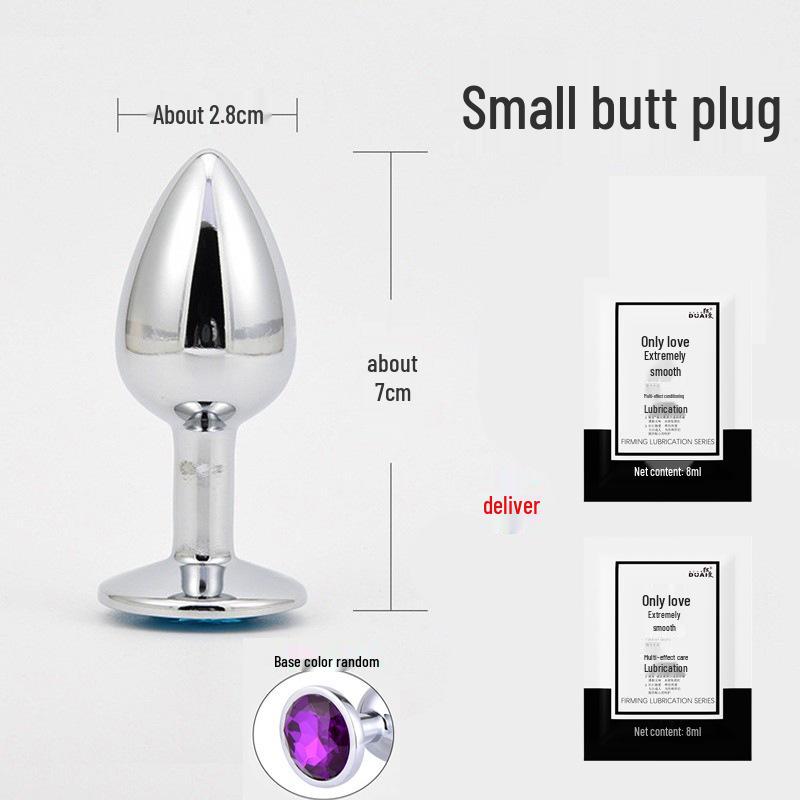 Metal Anal Plug: Beginner-Friendly Expander for Adults, Men & Women - G-Spot Massage, Dominance Play, and Punitive Toy