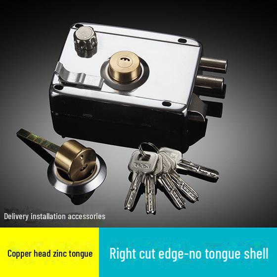 Universellt stöldskyddande dörrlås i rostfritt stål för inner- och studentrum