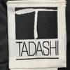 TADASHI Robe Longue 100% Soie Dos Ouvert/Taille Femme S/6P/Noir/Sans Manches Volantées(UTILISÉ)
