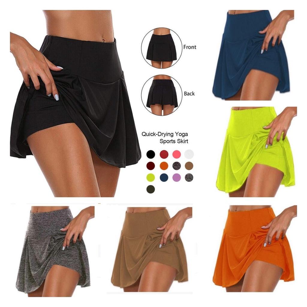 2023 Basic Summer Women's Pure Color Two-piece Fake Shorts Leggings Available In 13 Colors