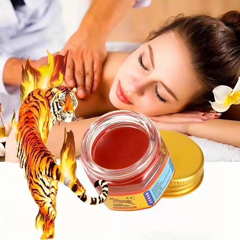 Tiger Label Muscle Balm Vitamin E & Beeswax Formula Deep Hydration Non-Greasy Fast-Absorbing Gentle Skincare Post-Workout Balm