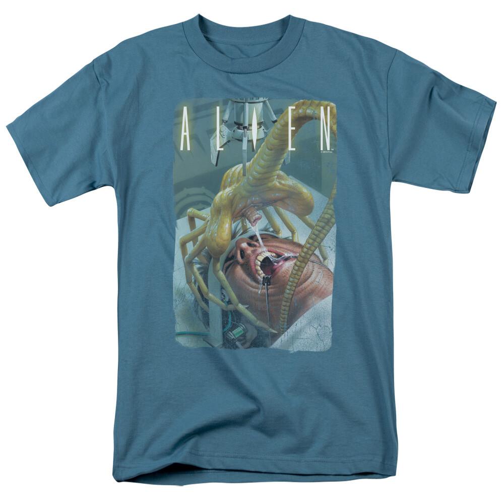 

26 Alien Slobber T Shirt Mens License Movie Sci-Fi Horror Classic Tee Slate Unisex T-Shirt XXXL