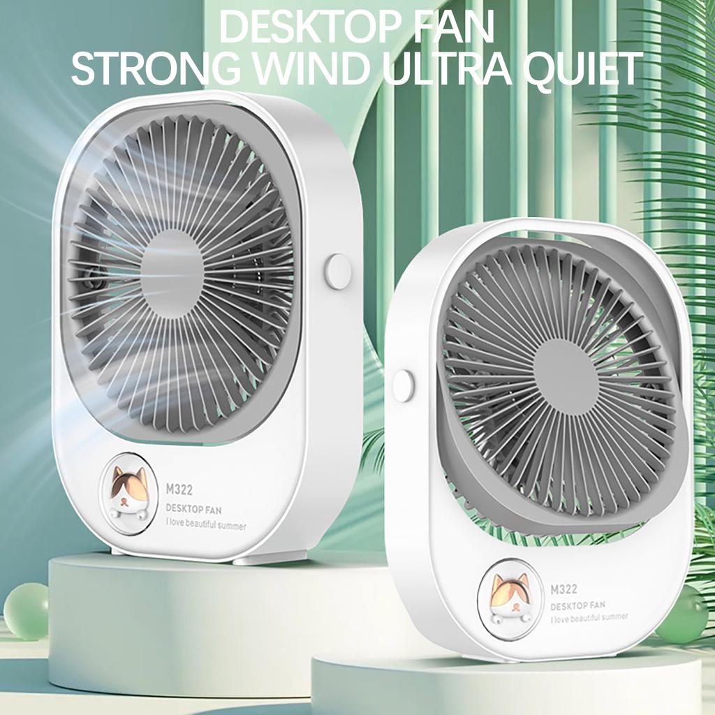 Creative Mini Fan Home Silent Portable Desktop Fan 6 Inch USB Mini Fan