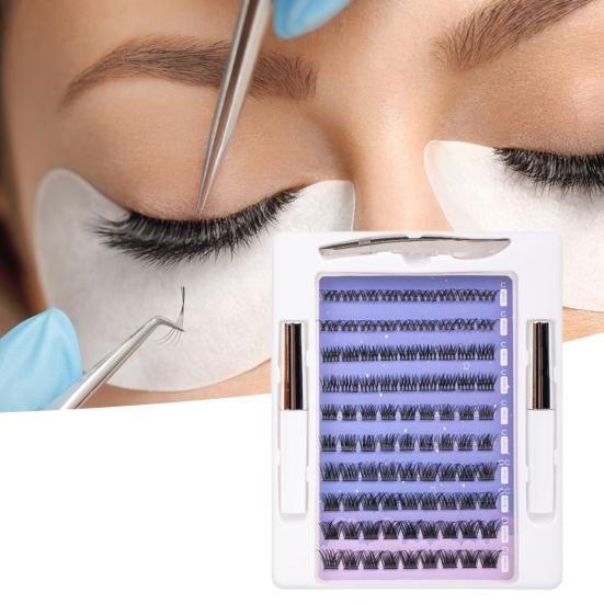 

1 набор полезных термоплавких мини-накладных ресниц сегментированных для женщин