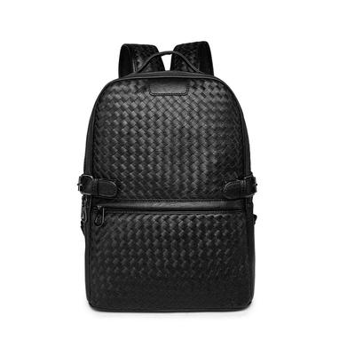 Men and Women Backpack Fashion Backpack Korean Version of The Package Fashion PU Woven Backpack