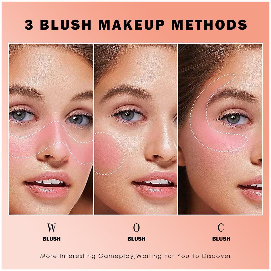 Рідкі рум'янаНатуральні плями Рум'янаПерсиковий Рожевий Макіяж нюдКолорна підтяжкаВибрані гарячі кольори
