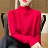 Women Sweater 100% Wool MODERN NEW SAGA Turtleneck Knit Pullover Thick Winter Jumpers Female Knit Tops