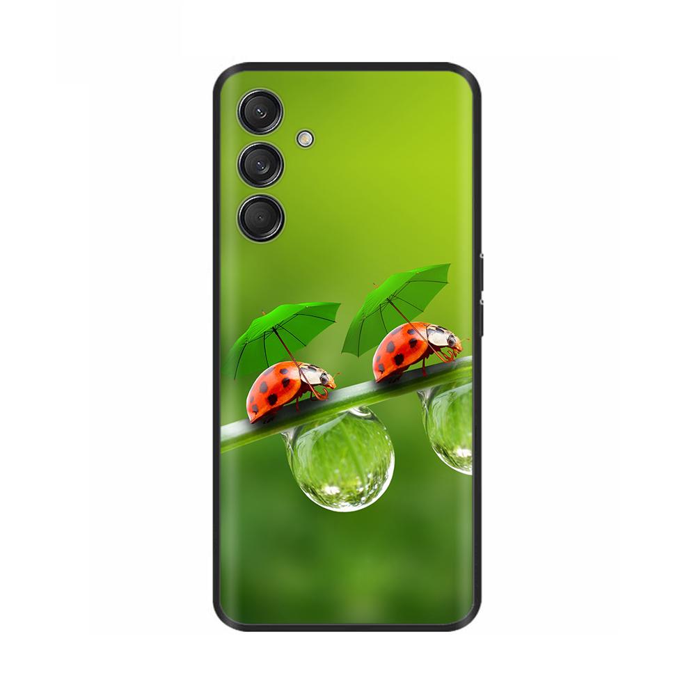 Case For Samsung Galaxy M15 M55 F15 5G Soft Silicone Back Cover For Samsung M15 SM-M156B M556B Phone Protective Shell Cases Para