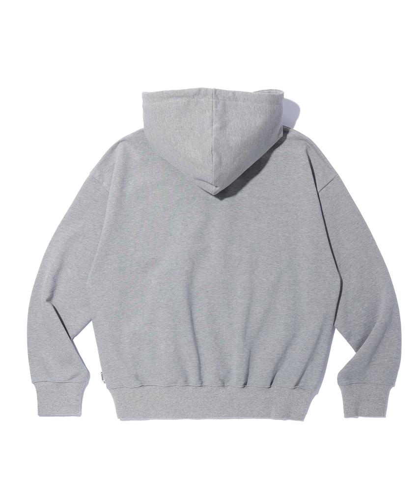 Youhee Ribbon Hoodie Melange Gray