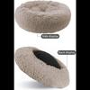 Cat Beds for Indoor Cats, 15.7/20/24 Inch Dog Bed for Small Melium Large Dogs, Washable-Round Pet Bed for Puppy and Kitten with Slip-Resistant Bottom