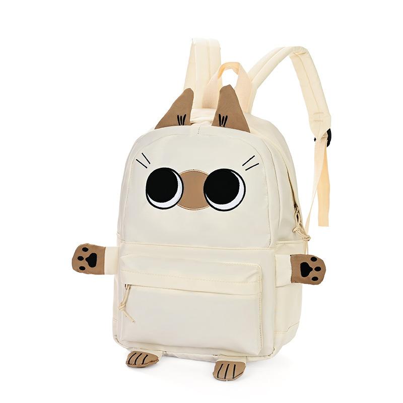 Schoolbag Japanese Cartoon Siamese Cat Campus Backpack Junior High School Student High School Student Schoolbag Large Capacity Cute Girl Backpack
