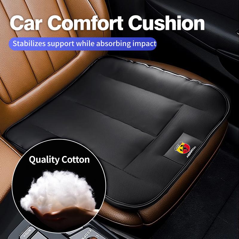 Car Seat Cushion Leather Breathable Universal Seat Protecto For Abarth FIAT 500 Ducato Stilo Palio UNO Astra Bravo Tipo