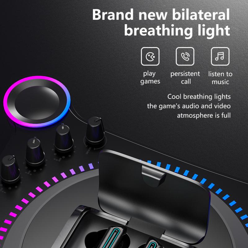 Nový produkt Bezdrátová Bluetooth sluchátka s uhlíkovými vlákny mají nízkou hlučnost Tws do ucha