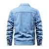 Men's Denim Jacket Cotton Casual Slim-fit Jacket Men's Denim Jacket