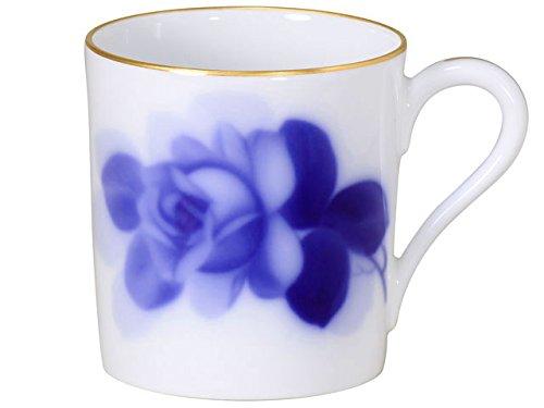 Okura Touen Washi Paper Wrapping: Blue Rose (8211) Mugs, Set of 2