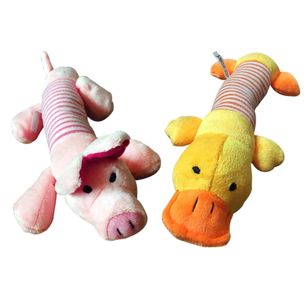 Squeaky Dog Toys Animal Plush Puppy Dog Toys Aggressive Chewers For Small Dog