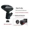 Universal Boom Arm Microphone Clip for Broadcasting & Interviews